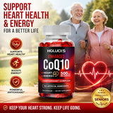 CoQ10 Supplement, Antioxidant for Cardiovascular & Heart Health, Immune Energy & Vitality Support, Super Absorption, Non-GMO