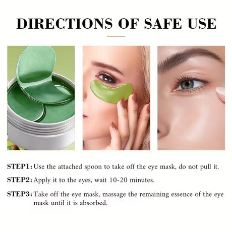 Rich Avocado Eye Mask Hyaluronic Acid Cocoa Butter Blend. Targets Dark Circles Puffy Eyes Wrinkles. Watericelevin 90g.