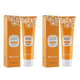 1/2/3pcs Orange Exfoliating Gel For Face, Deeply Cleanses & Moisturizes, Gently Removes Dead Skin & Pilling, Brightening Scrub