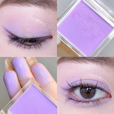 Green Mango Yellow Eyeshadow Matte High Pigment Eyeshadow Makeup Palette Soft Brightening Face Matte Velvet Eye Shadow Powder