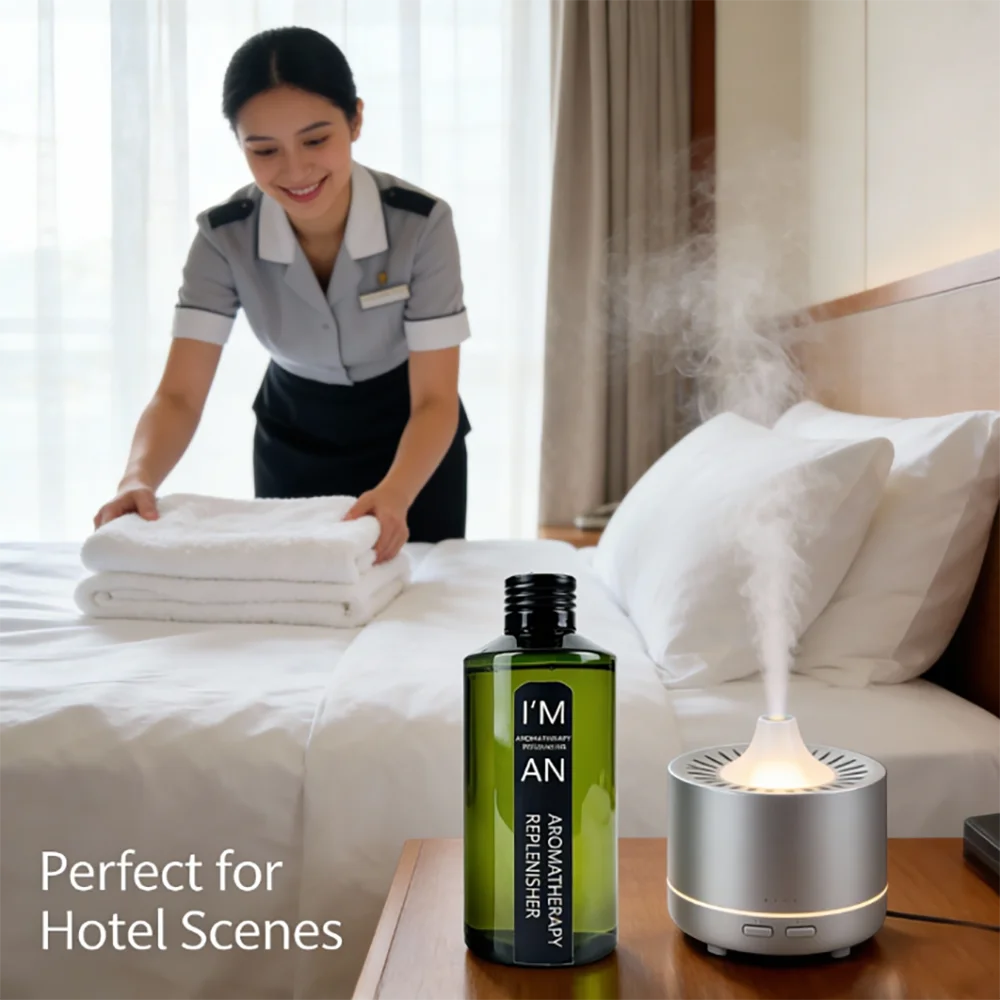 200ML Hotel Room Fragrance Diffuser for Home Air Freshener Scenting Device Air Purifier Humidifier Car Essential Oil Refil Safe and comfortable air freshness and better use effect with aromatherapy machine