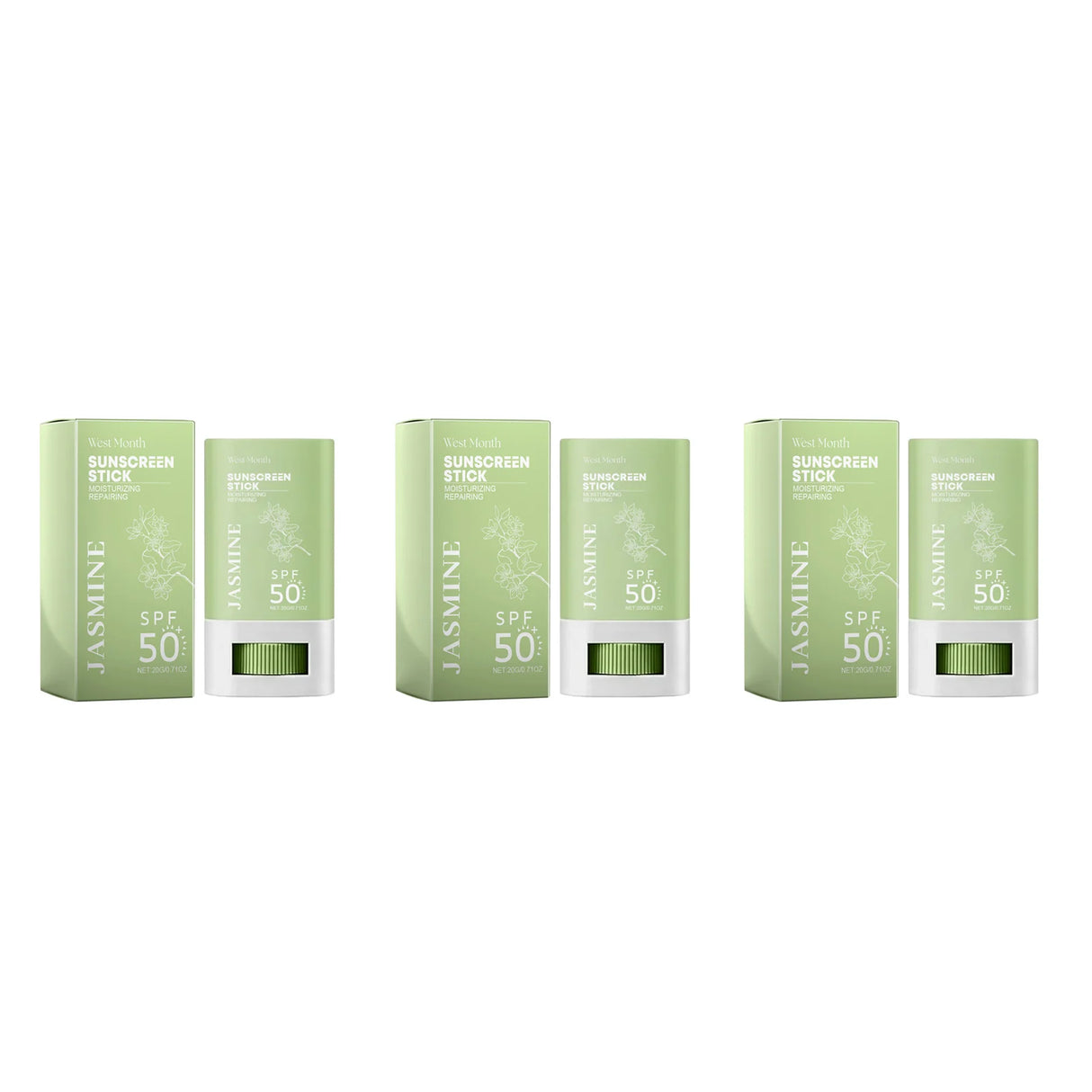 Spf 50+ Sunscreen Stick UV Protective Brightening Waterproof Sweatproof Refreshing Deep Moisturizing Lightweight Sunscreen Stick