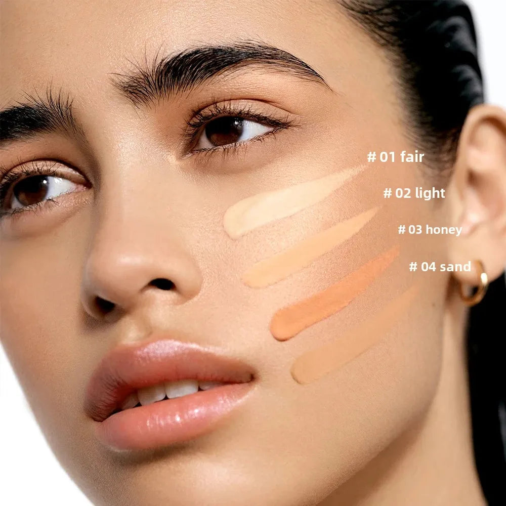 Waterproof Matte Concealer Cream Lightweight Foundation Makeup Base Full Coverage For Face And Dark Circles