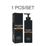 Men Shampoo Scalp Care Shampoo Deep Cleansing Ginger Licorice Volumizing Daily Hair Wash Improve Volume Thinning Hair 100ml