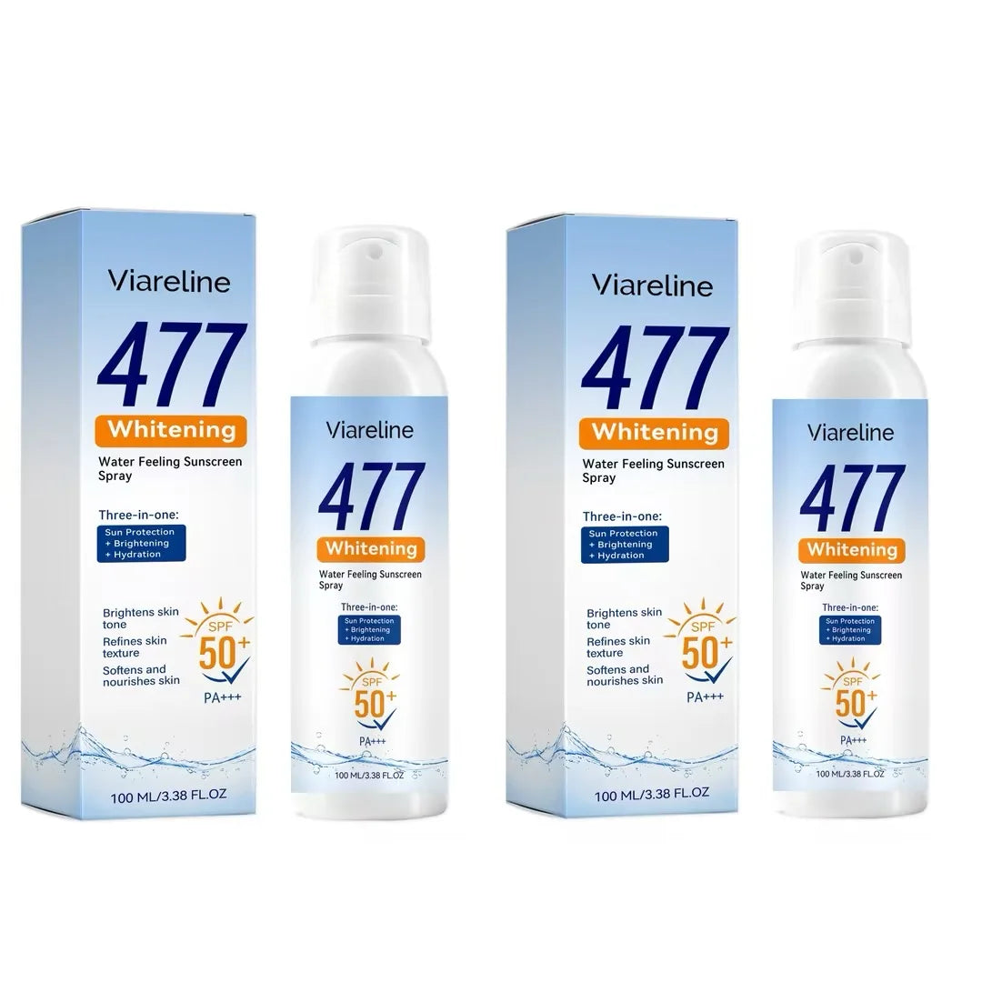 Whitening Sunscreen Spray SPF50+ Lasting Anti UV Lightweight Refreshing Clear Waterproof Water Feeling Hydrating Sun Care Mist