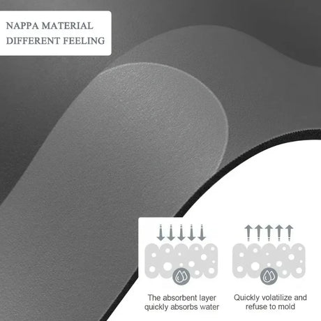Diatomaceous Earth Bath Mat Super Absorbent Non Slip Fast Drying Soft Floor Mat for Shower Laundry Bedroom Kitchen RV Bathroom