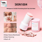 SKIN1004 Madagascar Centella Poremizing Quick Clay Stick Mask,Lightweight Watery Formula,Sheer,Korean Skincare,Korean Makeup