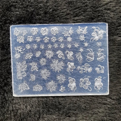 1pc Butterfly Sweater Snowflake 3D Acrylic Mold  Photo Frame  Silicone  Nail Art   Nails DIY  Nail Art Templates Nails  Mold