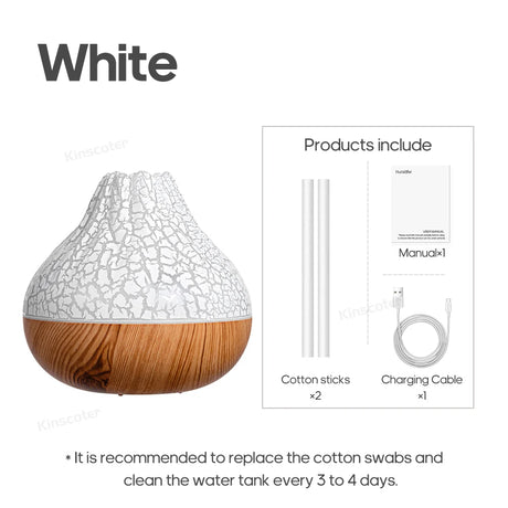 Creative Volcano Air Humidifier Desktop Electric USB Humidificadore Water Mist Diffuser Purifier Air Freshener