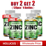 Buy 1 Get 1 Free! Pure Zinc Supplement, for Immune System Booster, Wound Healing & Antioxidant Defense for Year-Round Wellness