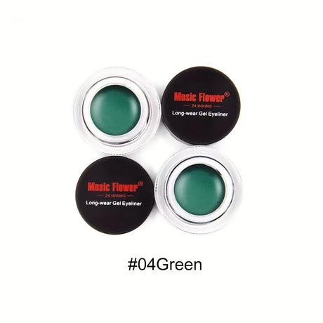 Rich Color Rendering Eyeliner Cream,Smudge Proof Waterproof Easy