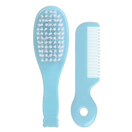 Baby Hair Brush & Comb Set Children Hair Brush Soft Nylon Bristle Cradle Caps Hair Brush for Toddler Infant  Massage