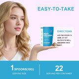 Hydrolyzed Multi Collagen Powder with Hyaluronic Acid, Liposomal Vitamin C Biotin and Grape Seed Extract Chocolate Formula 220g