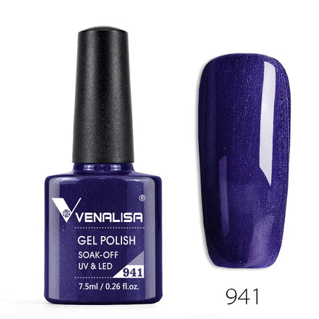 Venalisa 7.5ml Fashion Shiny Soak Off UV Gel Nail Gel Polish Cosmetics Nail Art Manicure Nails Gel Polish Tips Nail Varnish