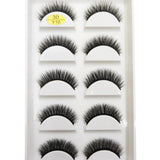 Natural 3D Mink False Eyelashes, Soft Wispy, Fluffy Eye Faux Lashes, Make Up Eyelash, Beauty Cat Cilios, 5 Pairs, 15 Styles