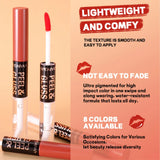 HANDAIYAN Matte Peel-Off Lip Stain Waterproof Transfer-Proof & Moisturizing 2-in-1 | Long-Lasting Lip Gloss & Lipstick