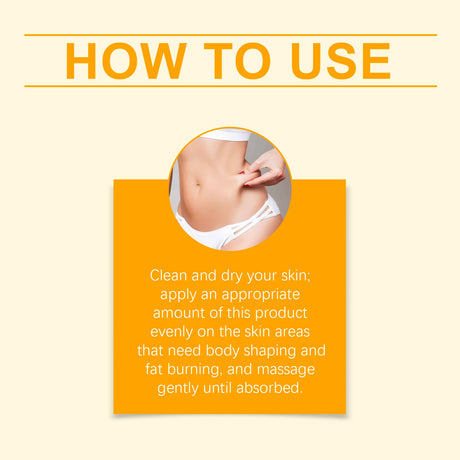 Body Shaping Cream Promote Metabolsm Relieve Edema Improve Skin Elasticity Accelerate Blood Circulation Firming Body Care Lotion