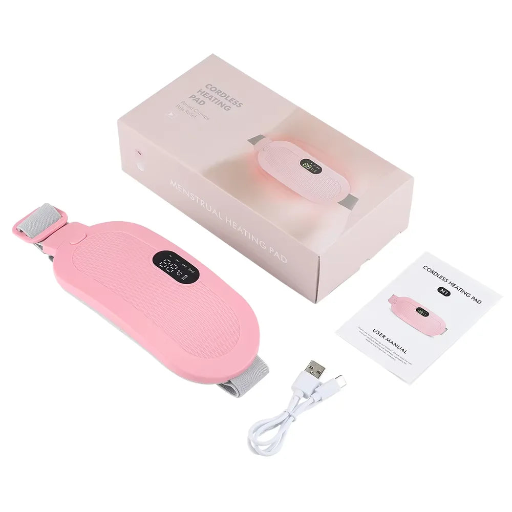 Menstrual Thermal belt Menstrual Heating Pad Electrically Heat Pads for Period Relief Discomfort Periods Massager Heater