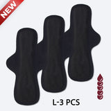 Reusable Menstrual Pads Women Large Washable Seamless Sanitary Napkin Thin No-slip Reusable Sanitary Towel Absorbent Pad Panties