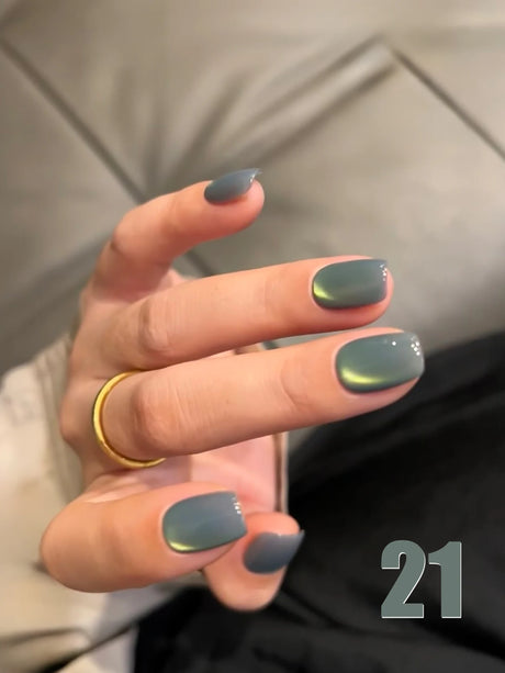 12ml 1-21pcs Brown Gold Cat Eye Gel Nail Polish Hot Selling Winter Whitening Magnet Gel Polish Gold Nails Nail Supplies Nail Art