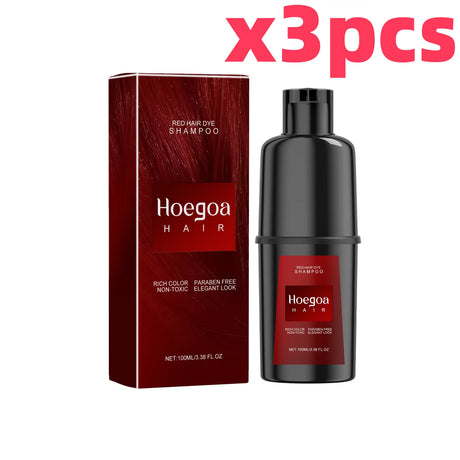 Herbal Hair Dye Shampoo Nourishing Repair Scalp Long Lasting Black Brown Red Puple Color Hair Color Shampoo Home Use Women Men
