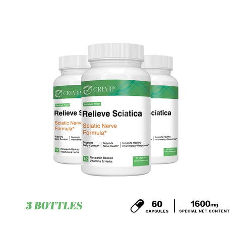 Sciatic Nerve Health Support - Helps Relieve Joint Pain Supports Daily Nervous System, Bone & Nerve Health Balances Inflammation