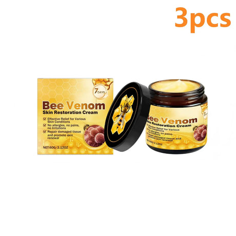 Bee Venom Skin Treatment Cream Skin Blemish Remover Moisturizing Skin Elasticity Increased Smooth Body Care Bee Venom Cream 60g