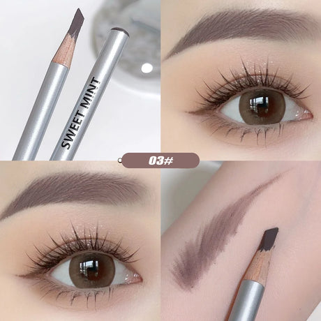 Hard Core Eyebrow Pencil Tattoo Waterproof Art Tint High Color Rendering Makeup Wood Eye Brow Pen Enhancers Cosmetic Tool