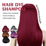 5Colors Hair Dyeing Shampoo 3in1 Rapid Hair Dyeing Repair Dry Cleaning Nourishing Hair Roots Restoration Coloring Black Shampoo