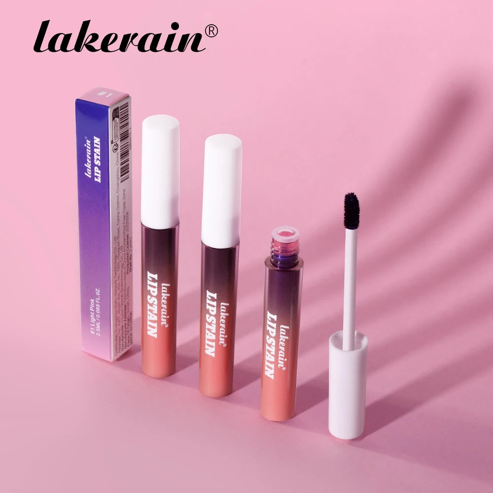 Blading Lip Gloss Peel and Stick Set Long-lasting Waterproof Pink Lip Gloss Transfer Resistant Natural Lip Cosmetics 3 Colors
