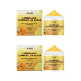 Turmeric Lemon Lip Scrub Dead Skin Removal Exfoliating Moisturizing Balm for Dry Chapped Lips Fade Lip Lines Nourishing Lip Care