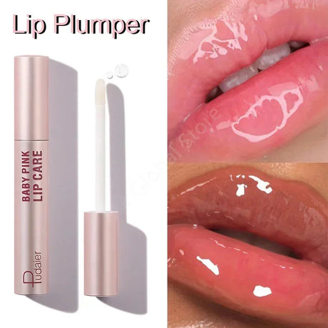 Instant Lip Plumper Extreme Volume Serum Oil Reduce Fine Lines Repair Moisturizer Long Lasting Plumping Gloss Sexy Pink Lip Care
