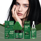 Usman Grass Shampoo Soap Hair Growth Oil Anti Loss Strengthen Hair Regrowth Nourish Improve Split End Repair Damaged Hair Mask