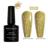 MAYCHAO 12ml Gel Nail Polish Set Professional Salon Nail Art Gels Varnish UV LED Semi Permanent Nail Lacquer Nail Supplies
