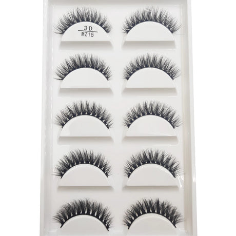 New 28 Style 5 Pairs Natural Mink False Eyelashes Makeup Eyelash Extension Fake Eye Lashes Faux Cils Make Up Beauty Cilios