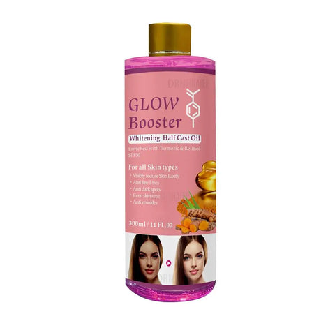 300ml Facial Body Massage Oil Kojic Acid Whitening Serum Glow Booster Cast Oil Turmeric Retinol Oil Brightening Skin Care