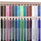 6 Color Colourful Eyeliner Pen High Pigment Pearly Shimmer Metallic Smokey Punk Gothic Eyeliner Long Lasting Waterproof