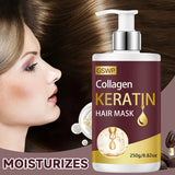GSWP Collagen Keratin Hair Mask, A Deep Conditioning Product That Restores Hair's Shine, Resilience, and Elasticity.250g