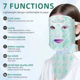 Ubilli Silicone Led Face Mask 8 Colors Red Light Therapy Infrared Flexible Soft Mask Led Therapy Anti Aging Advanced Photon Mask