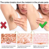 Body Whitening Cream Dark Skin Armpit Lightening Intimate Areas Underarm Bleaching Private Parts Whiten Cream Body Lotion Beauty