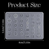 3D Silicone Gel Nail Art Molds Lovely Animals Stars Shapes DIY Resin Button Charms Nail Art Decoration Manicure Tool Supplies