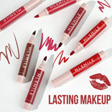 Hydrating Waterproof Lip Stain Matte Lip Liner Marker Pen Lipstick Lasting Colour Lipstick Contour Pen with A Natural Effect