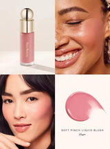 Rare Beauty Liquid Blush Highlighter Contour High Glossy Finish Luminizer Makeup Gel Face Body Brighten Glitter Natural Contour