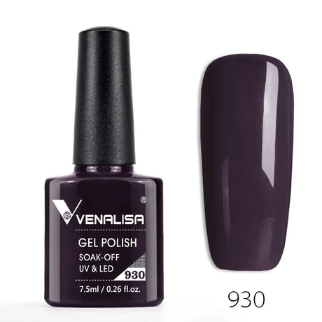 Venalisa 7.5ml Fashion Shiny Soak Off UV Gel Nail Gel Polish Cosmetics Nail Art Manicure Nails Gel Polish Tips Nail Varnish