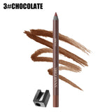Eyeliner Pen, Waterproof And Sweatproof, Long Lasting Smudge ProofHard Refill Eyebrow Pencil