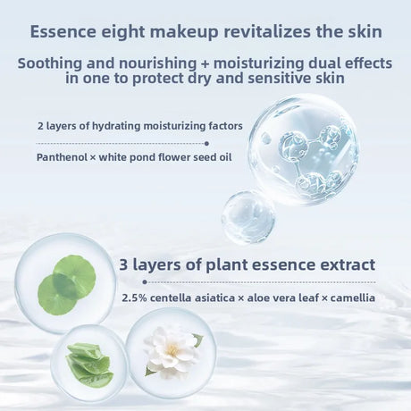 Flower Knows Shell Pearl Collection Primer Concealer BB Cream Moisturizing Color Correcting Dry Skin Base Face Brighten Makeup