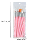 15pcs Fine Detail Paint Brush Set - Miniature Paint Brush for Detailing & Art Painting - Acrylic,Watercolor,Nail Art & Tools