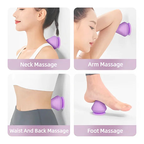 Suction Cup Wall Massager – Fascia Cone for Back, Arm, Foot Muscle Relaxation & Trigger Point, Multi-Function Design