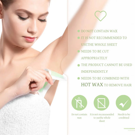 Professional Hair Removal Tool Depilatory Paper Nonwoven Epilator Women Wax Strip Paper Shaving Roll Waxing Smooth Legs