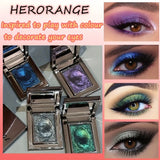 Single Color Glitter Eyeshadow Waterproof Sweatproof Long Lasting Highlight for Party Cosplay